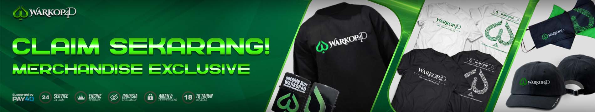 CLAIM MERCHANDISE EXCLUSIVE - WARKOP4D